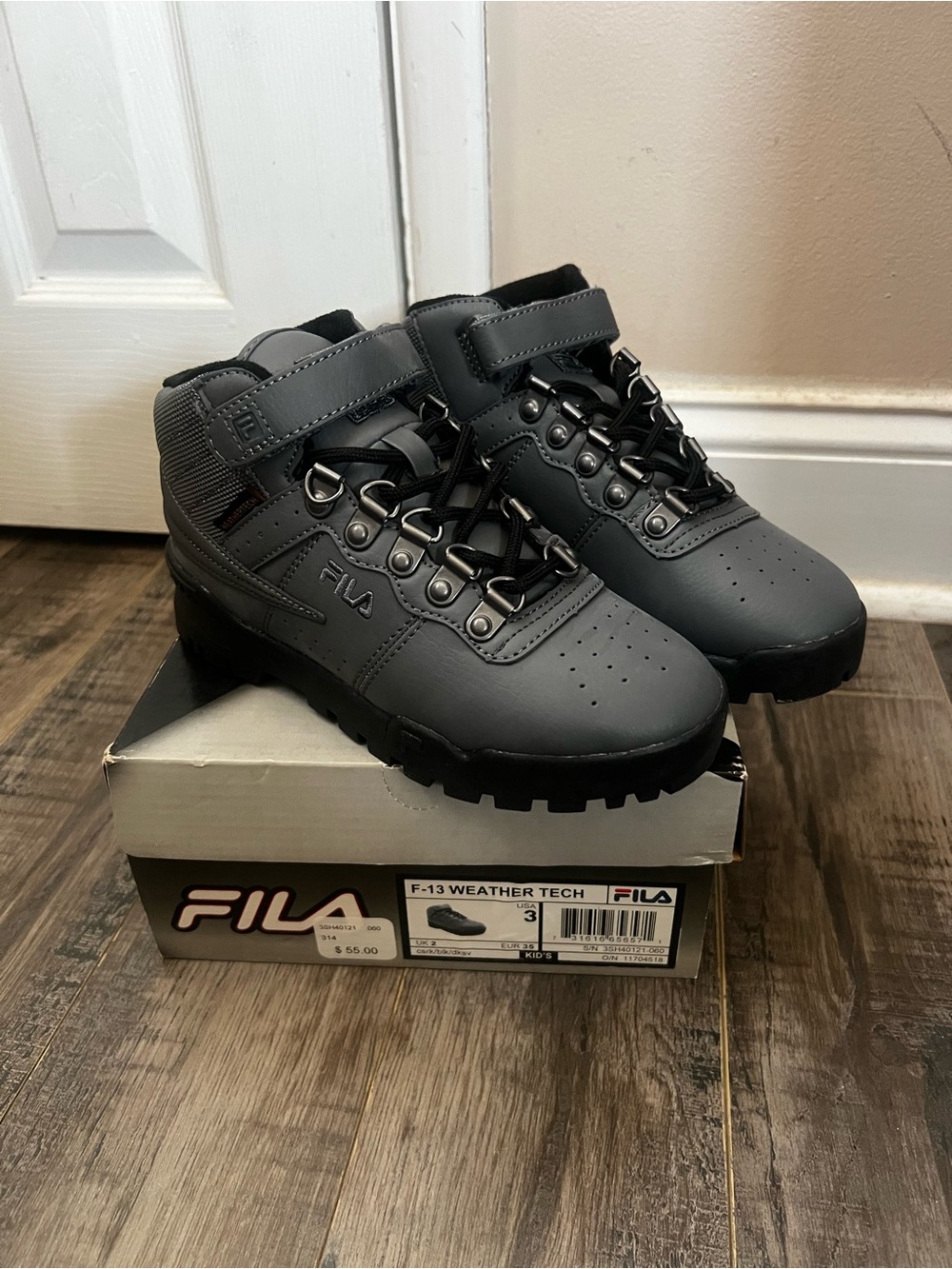 Boys Fila F13 Weather Tech Boots